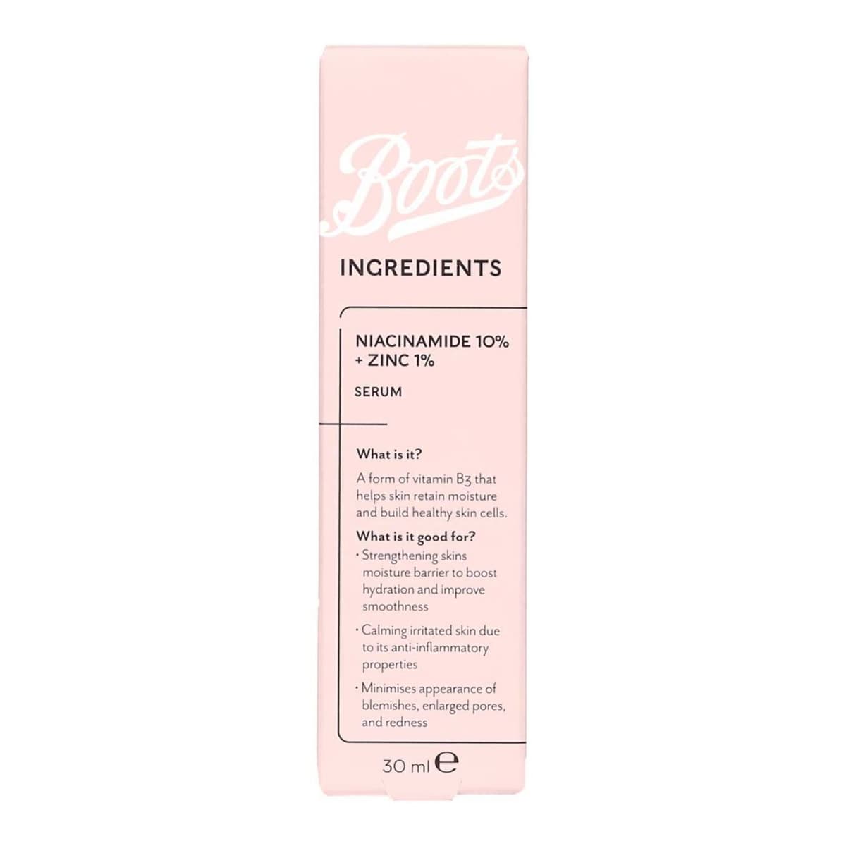 Ingredients Niacinamide 10% + Zinc 1% Serum