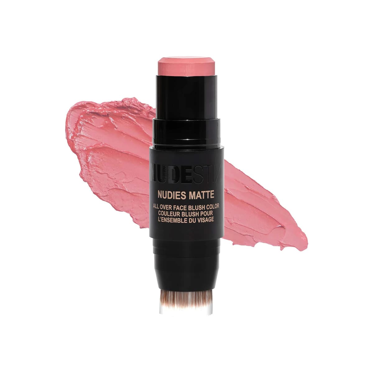 Nudies Matte All Over Face Blush Colour, Sunkissed Pink