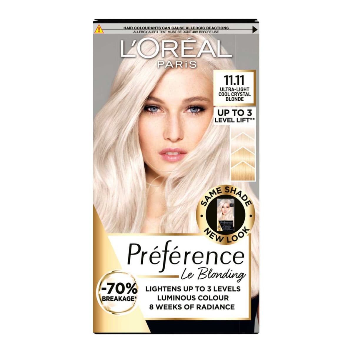 Paris Preference 11.11 Ultra Light Crystal Blonde Permanent Hair Dye