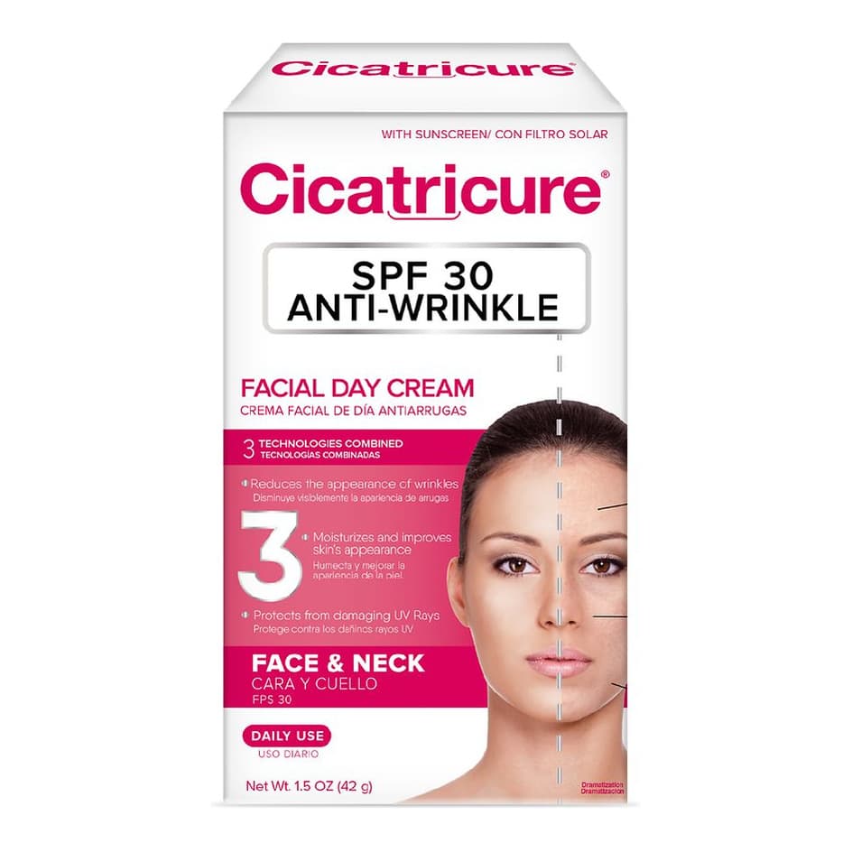 Anti-Wrinkle Face and Neck Facial Day Cream with Sunscreen SPF 30