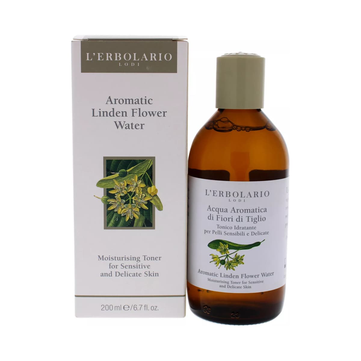 Aromatic Linden Flower Water by LErbolario for Women - Toner