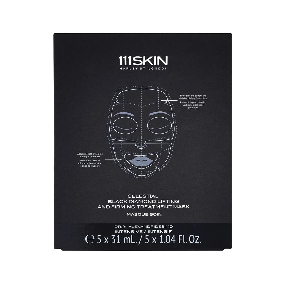Celestial Black Diamond Lifting and Firming Treatment Mask Box