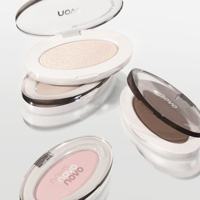 Luminous Highlighting & Contour Finishing Powder, #02# Matte Highlight - Milk Pink