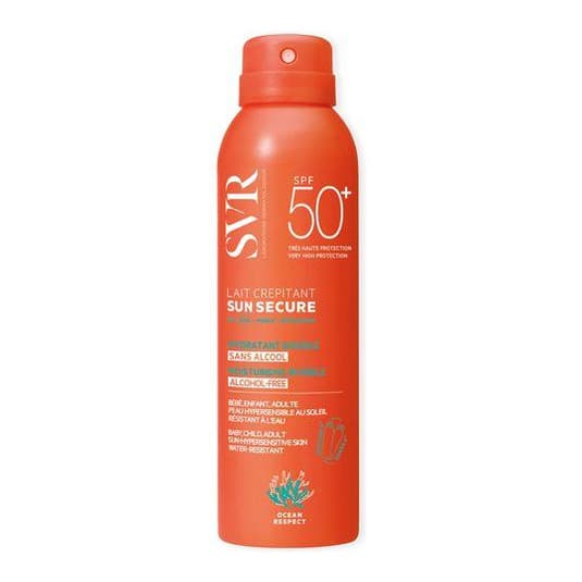 SVR SUN SECURE SPF 50+ Face and Body Fizzy Milk