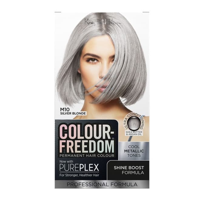 Colour Freedom Permanent Hair Colour. M10 Silver Blonde.