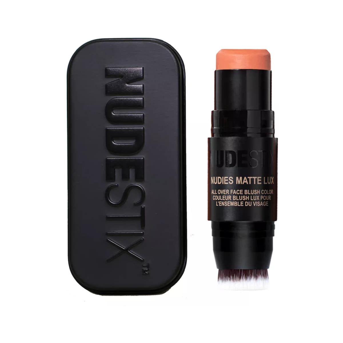 Matte Lux All Over Face Blush Colour, Pretty Peachy