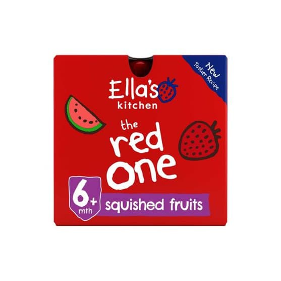 Organic The Red One Smoothie Multipack Baby Food Pouch 6+ Months 5x