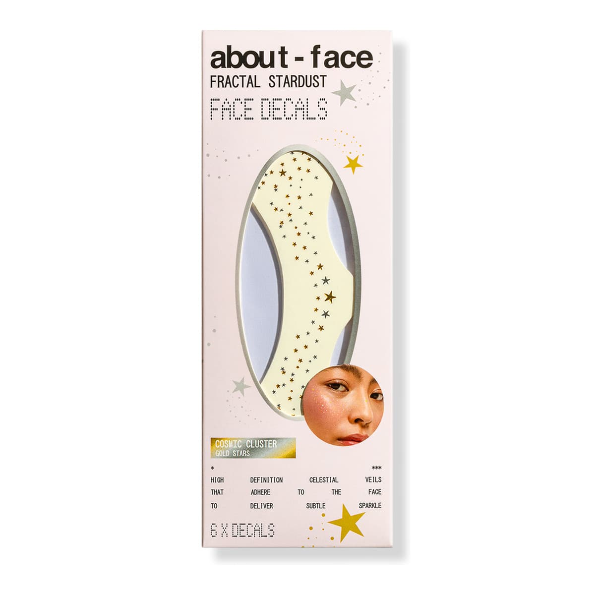 Fractal Stardust Face Decals - Cosmic Cluster