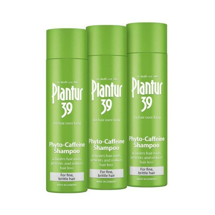 Caffeine Shampoo For Fine Brittle Hair 3x