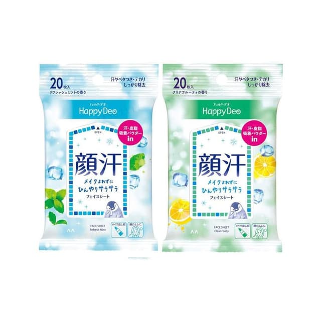 Happy Deo Face Sheet, Clear Fruity