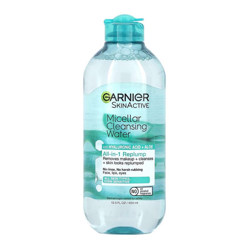 SkinActive, Micellar Cleansing Water with Hyaluronic Acid + Aloe