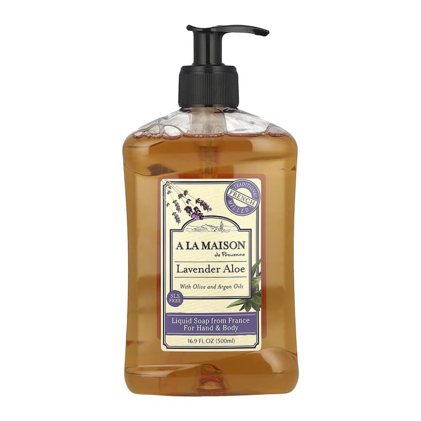 Liquid Soap For Hand & Body, Lavender Aloe