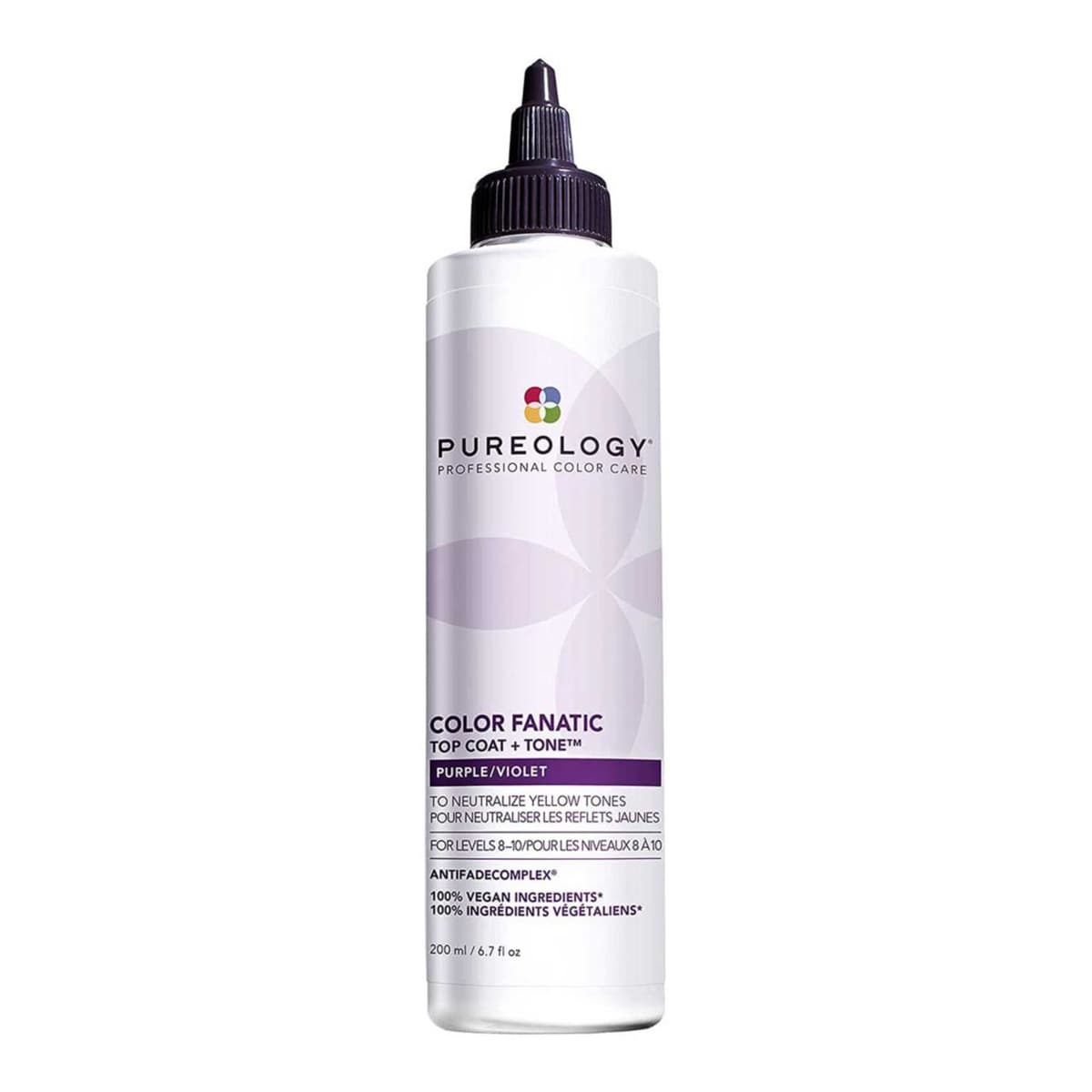 Color Fanatic Top Coat + Tone Purple Color Glaze Toner