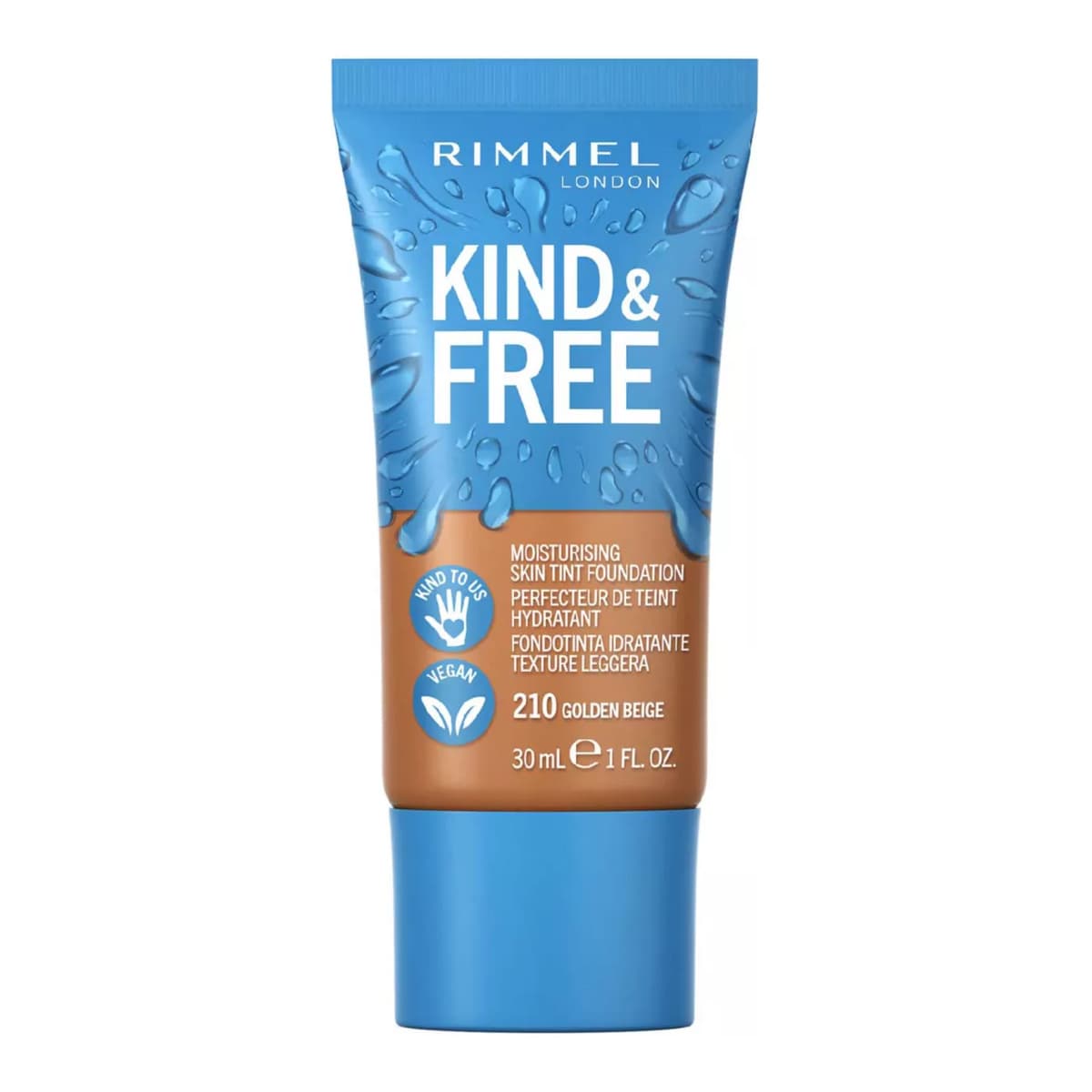 London Kind & Free Moisturizing Skin Tint Foundation, Golden Beige