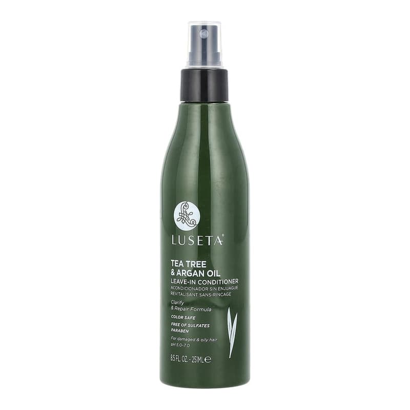 Tea Tree & Argan Oil, Leave-In Conditioner, For Damaged & Oily Hair