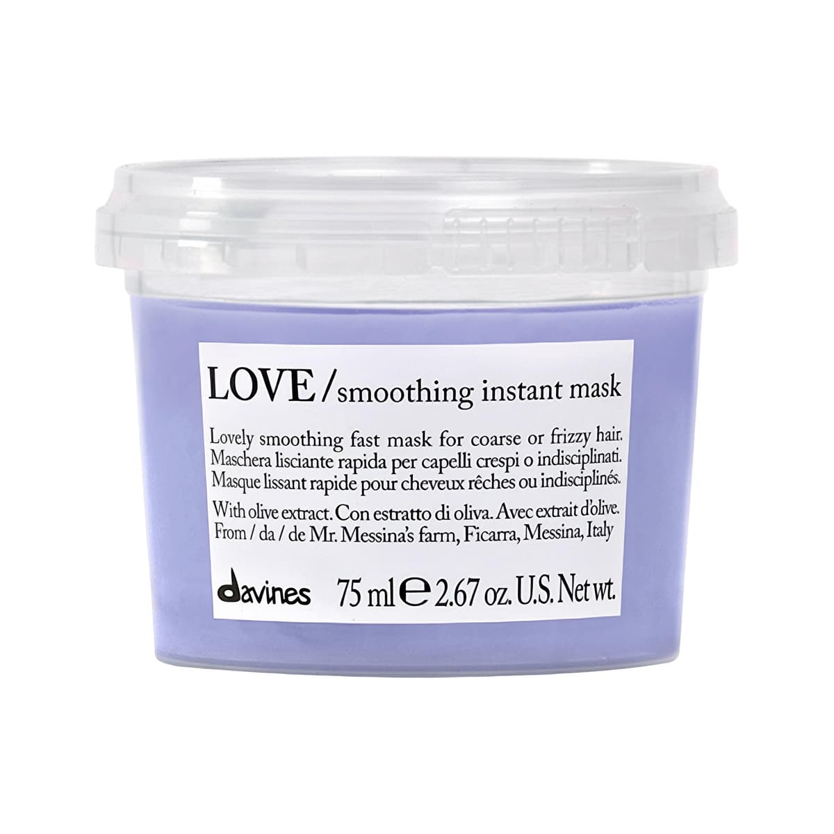 Mini LOVE Smoothing Instant Hair Mask for Frizzy Hair