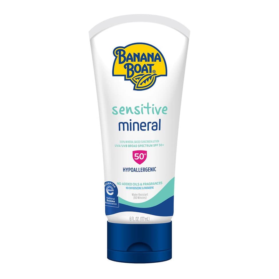 Sensitive 100% Mineral Sunscreen Lotion, SPF 50+