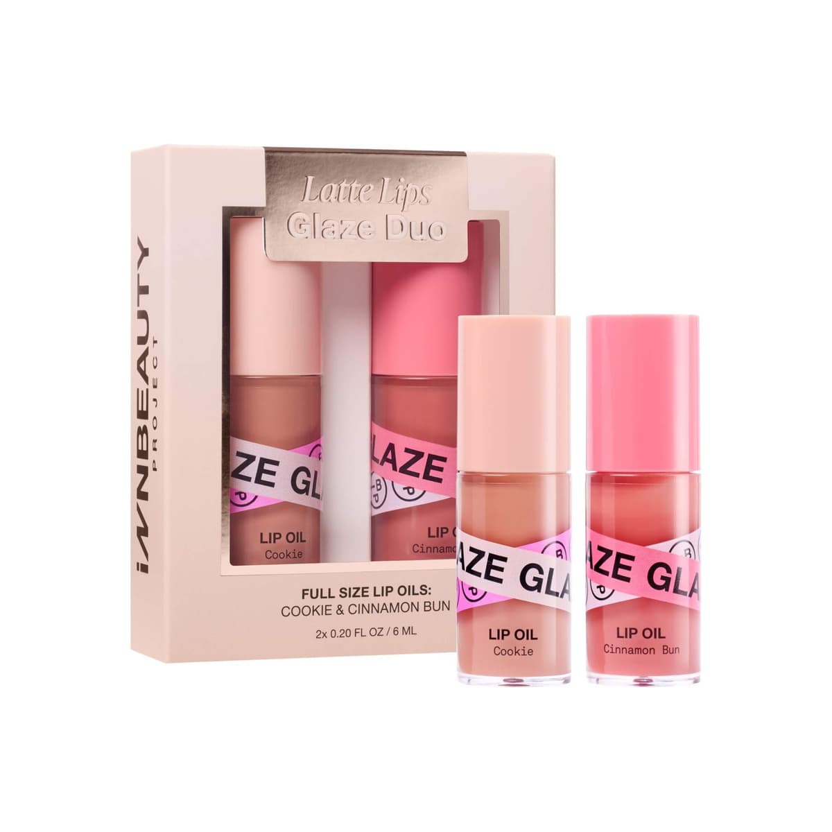 Latte Lips Lip Oil Glaze Duo