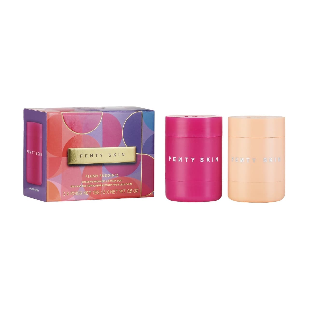 Plush Puddin'z Intensive Recovery Lip Mask Duo