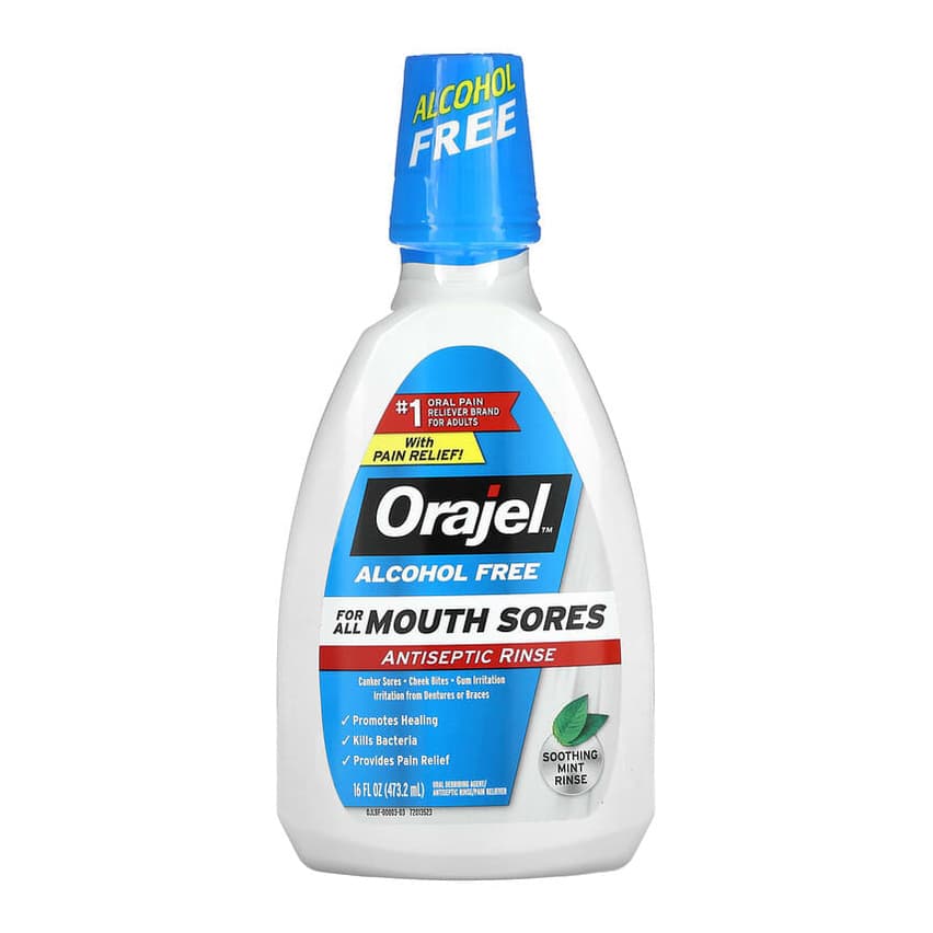 Antiseptic Rinse, Alcohol-Free, Soothing Mint