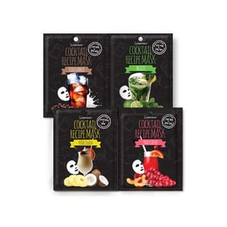Cocktail Recipe Mask 10pcs, Peach Crush