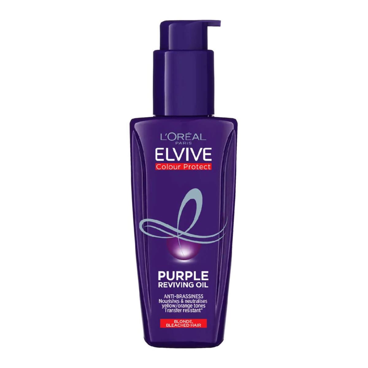 Paris Elvive Colour Protect Anti-Brassiness Purple Hair Oil for Coloured or Highlighted Hair