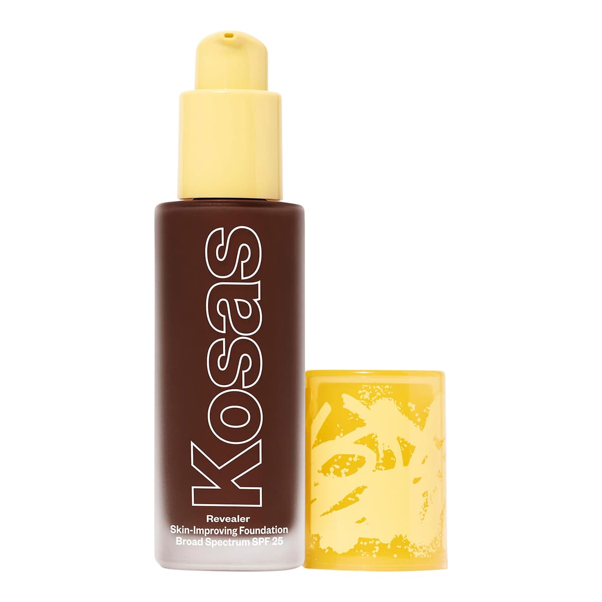 Revealer Skin-Improving Foundation SPF 25 with Hyaluronic Acid and Niacinamide, Rich Deep Neutral 440