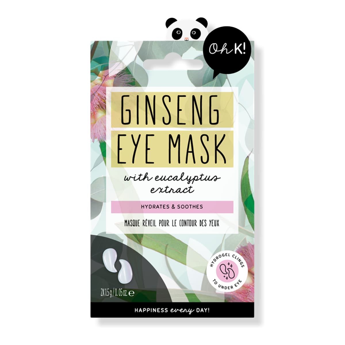 Ginseng and Eucalyptus Under Eye Masks