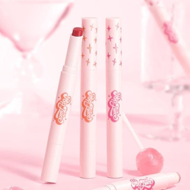 Dual-Ended Glossy Lipstick Pen, BR04 Lychee Dew