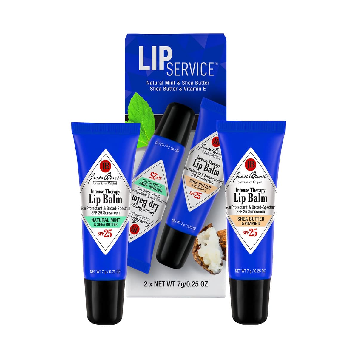 Lip Service - Lip Balm Duo Mint & Shea