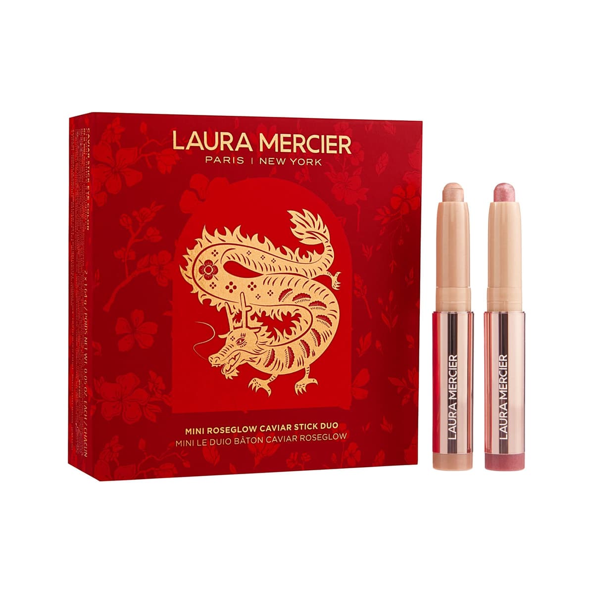 Lunar New Year Mini RoseGlow Caviar Stick Eye Shadow Duo