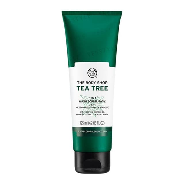 Tea Tree 3-In-1 Wash Scrub Mask