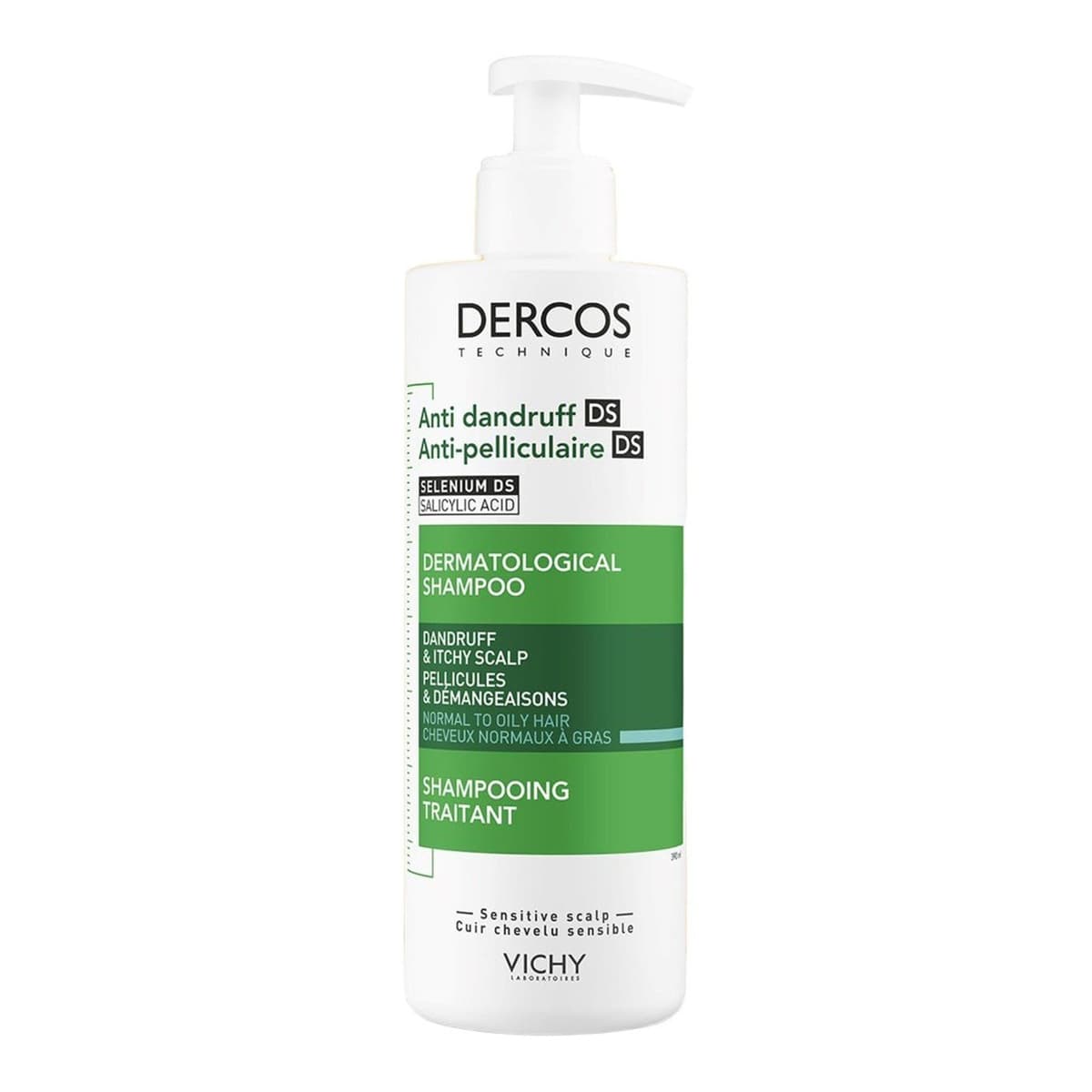 Dercos Anti-Dandruff DS Shampoo for Normal to Oily Hair