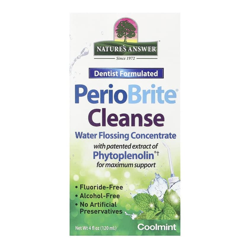 PerioBrite® Cleanse, Water Flossing Concentrate, Cool Mint