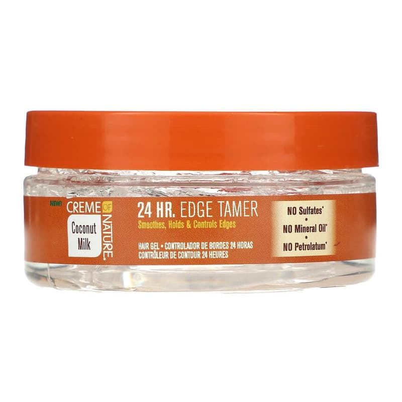 Coconut Milk, 24 HR. Edge Tamer Hair Gel, For Natural Hair