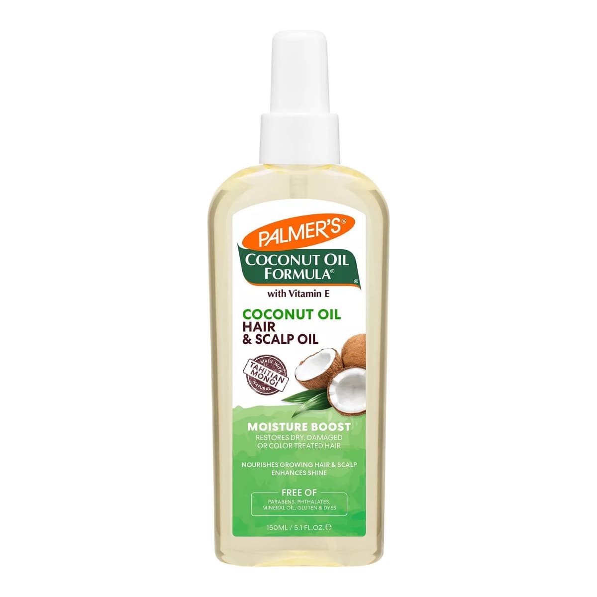 Coconut Oil Formula Moisture Boost Hair + Spray Oil