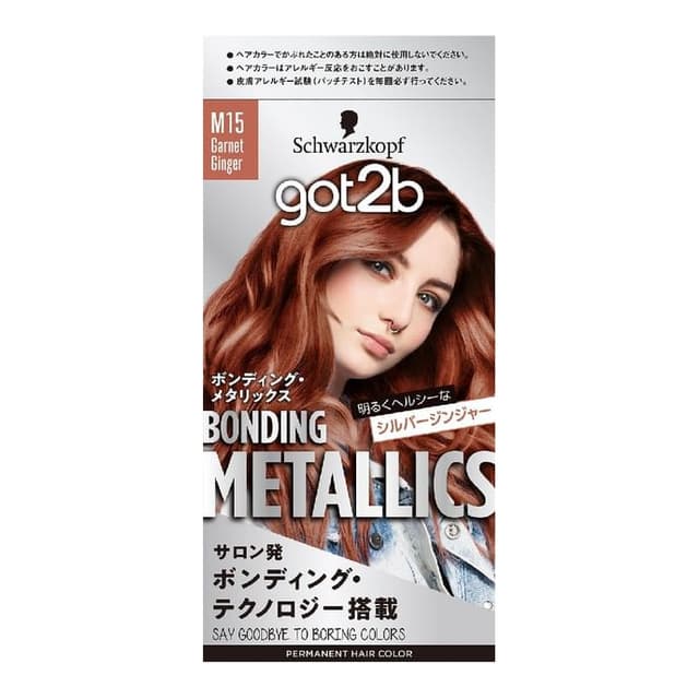 got2b Bonding Metallics Hair Color, M15 Garnet Ginger