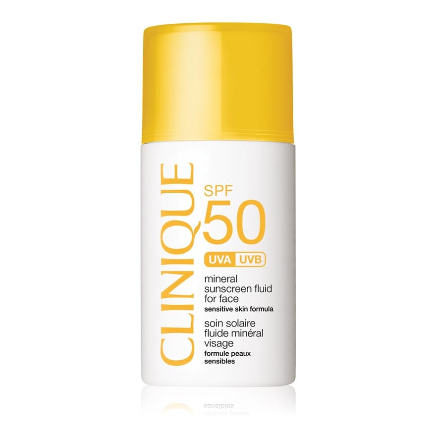 Sun SPF 50 Mineral Sunscreen Fluid For Face