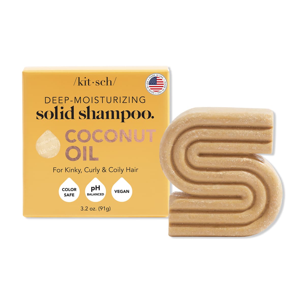 Coconut Oil Deep-Moisturizing Solid Shampoo Bar