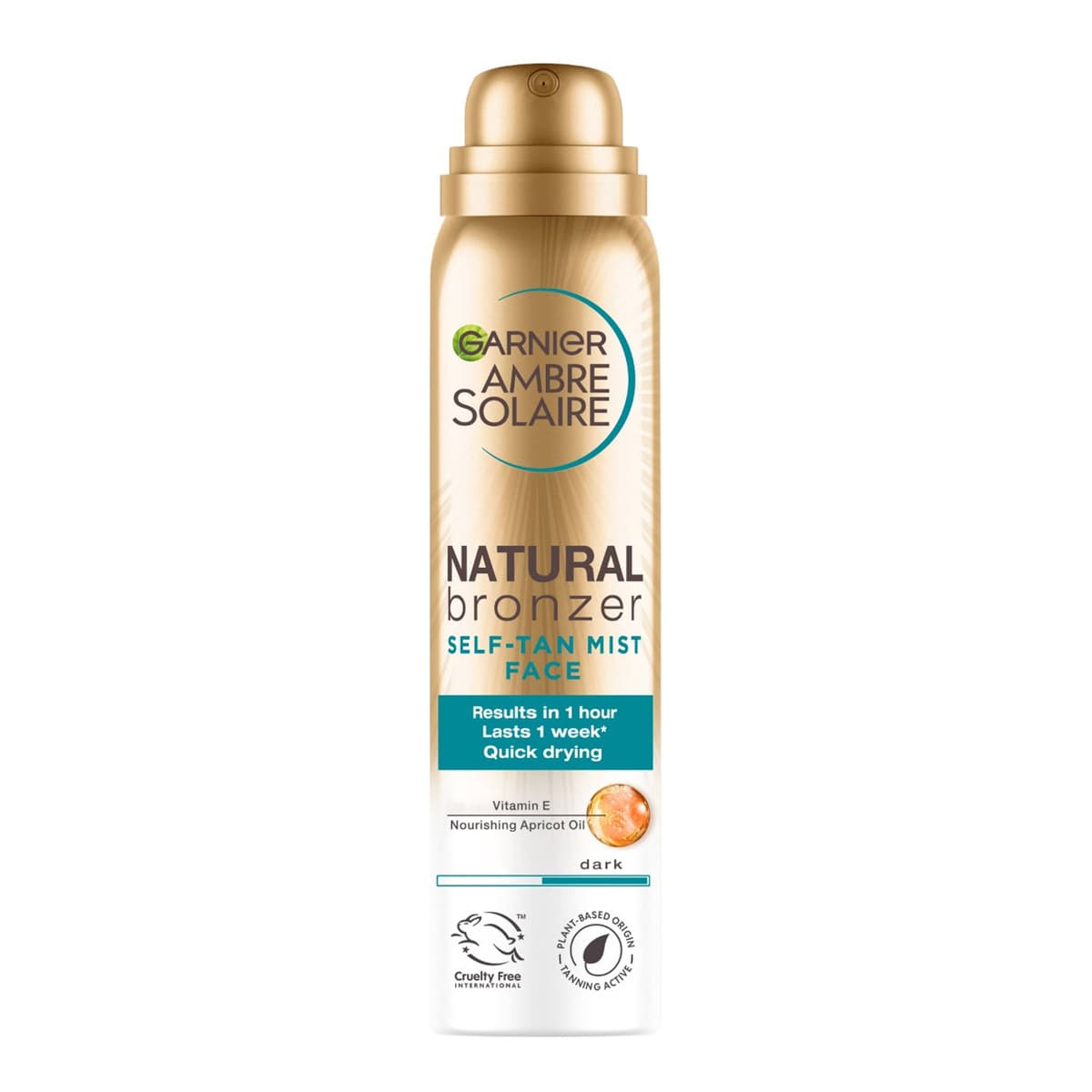 Ambre Solaire Natural Bronzer Quick Drying Dark Self Tan Face Mist