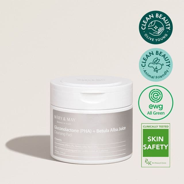 Gluconolactone (PHA) + Betula Alba Juice Cleansing Pad