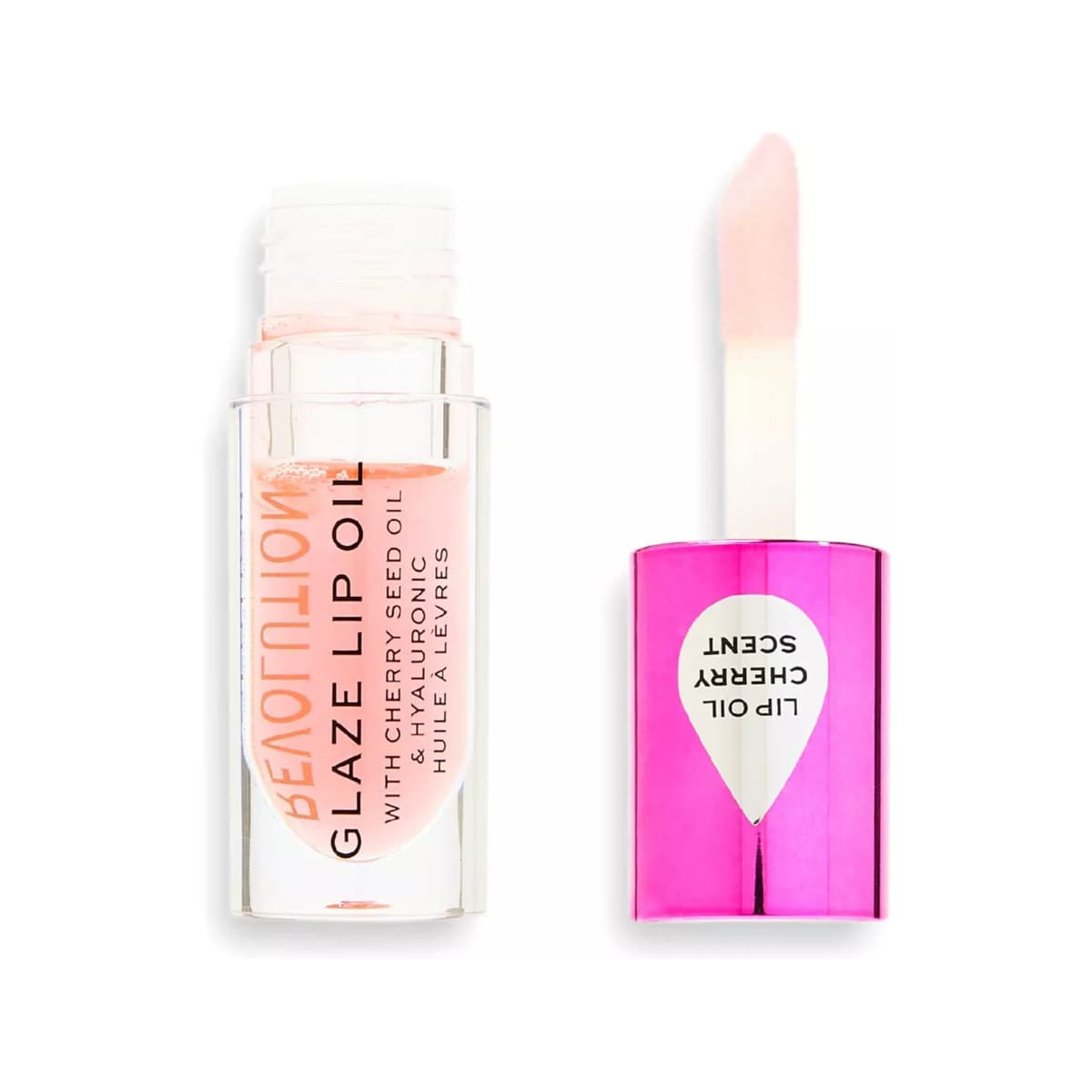 Glaze Lip Oil, Glam pink