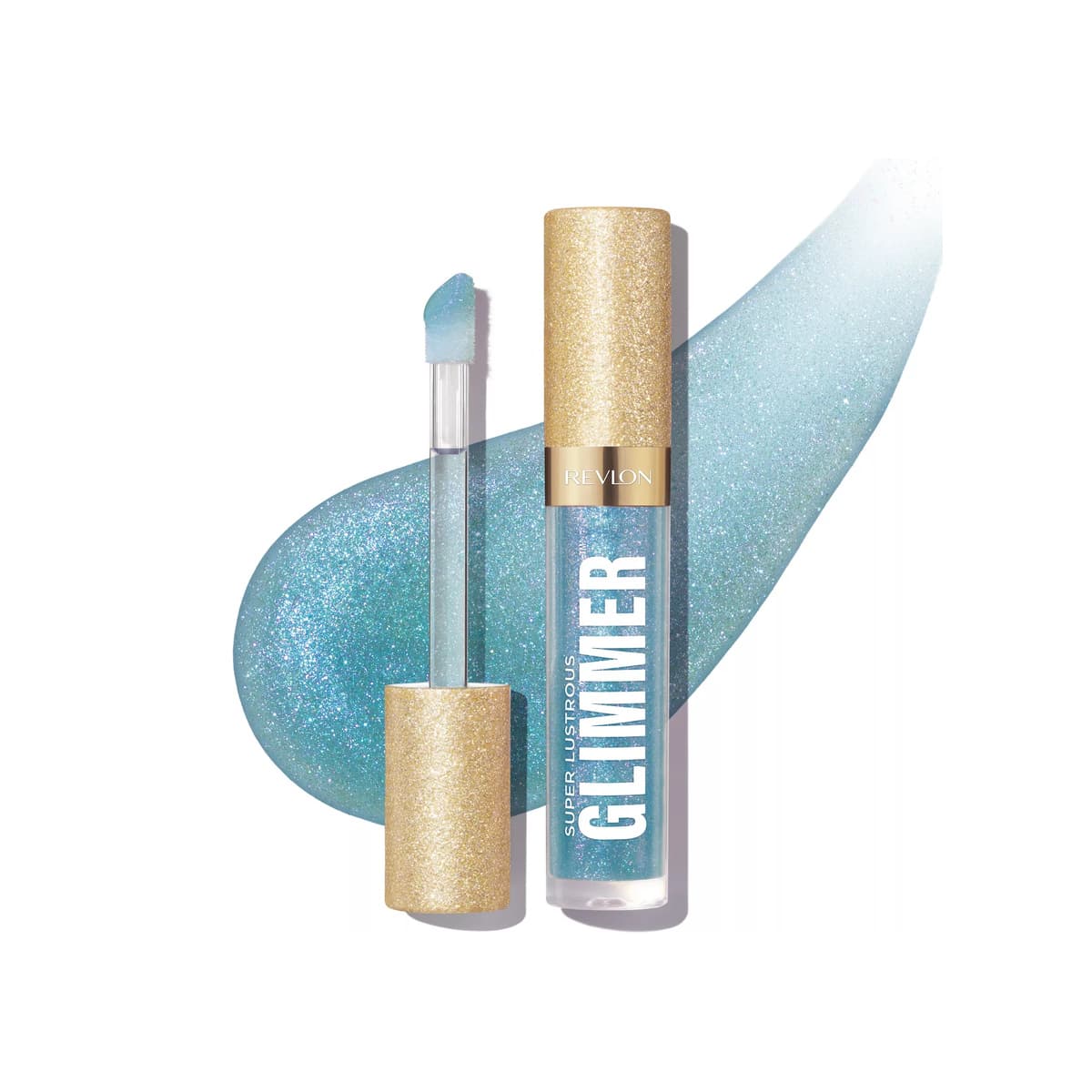 Super Lustrous Glimmer Gloss - Plant Based Glitter, #010 Indigo Ice