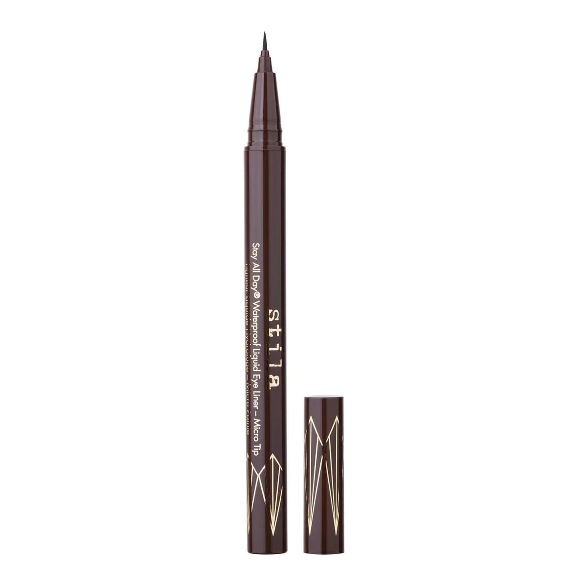 Stay All Day Waterproof Liquid Micro Tip Eyeliner, Dark Brown