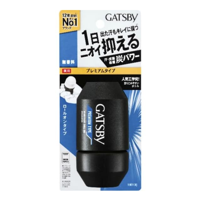 Gatsby Premium Type Deodorant Roll On, Unscented