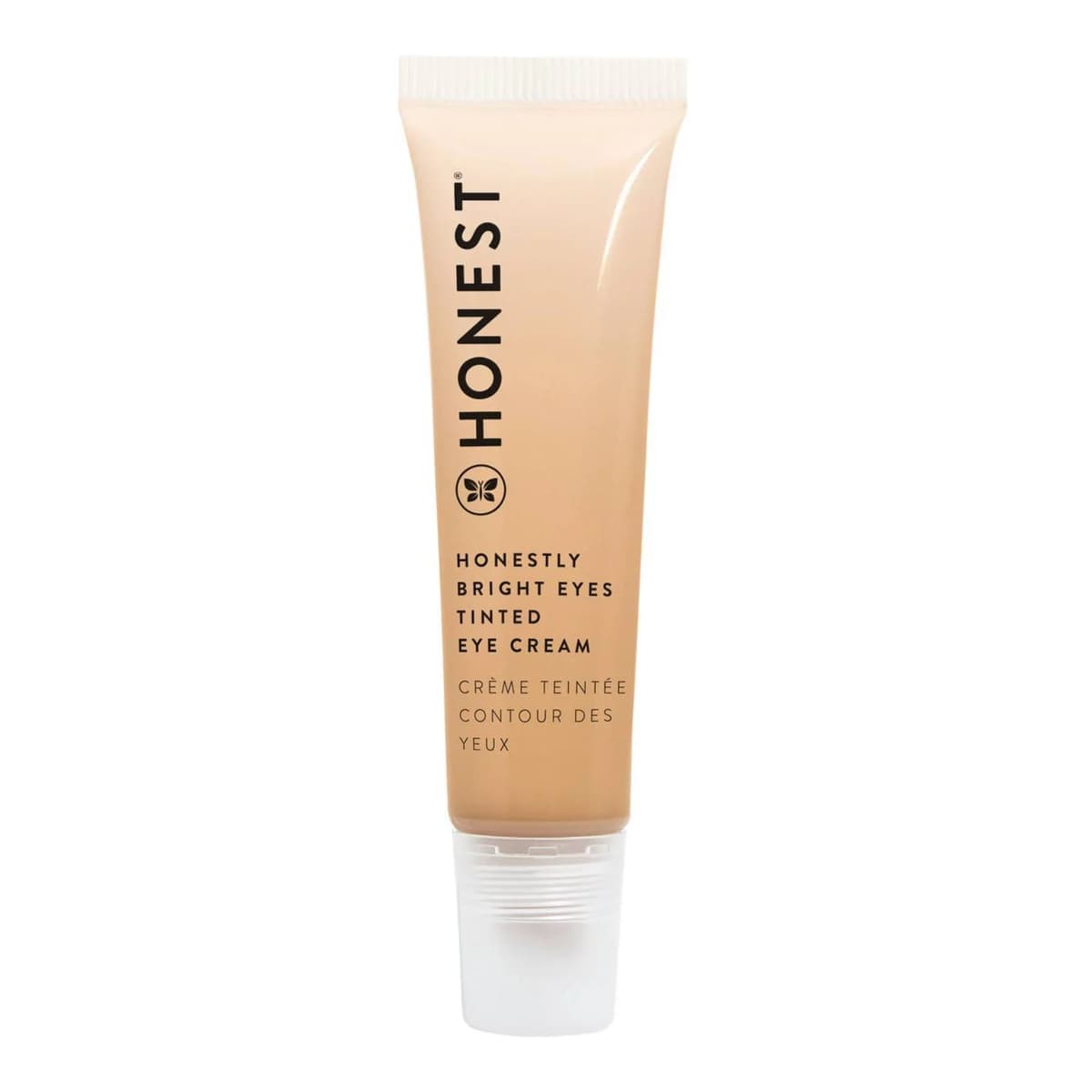 Honest Beauty Honestly Bright Eyes Tinted Eye Cream with Hyaluronic Acid, Sandstone