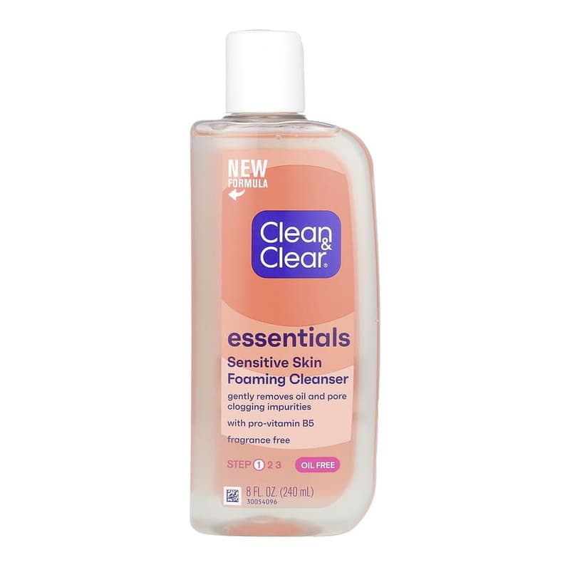 Essentials, Foaming Cleanser, Sensitive Skin