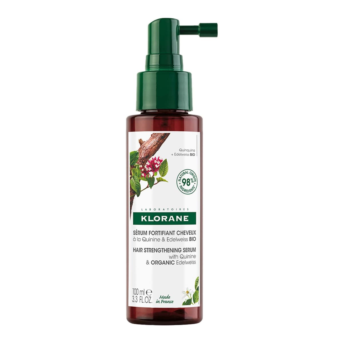 Anti-Hair Loss Serum with Quinine and ORGANIC Edelweiss for Hair Loss