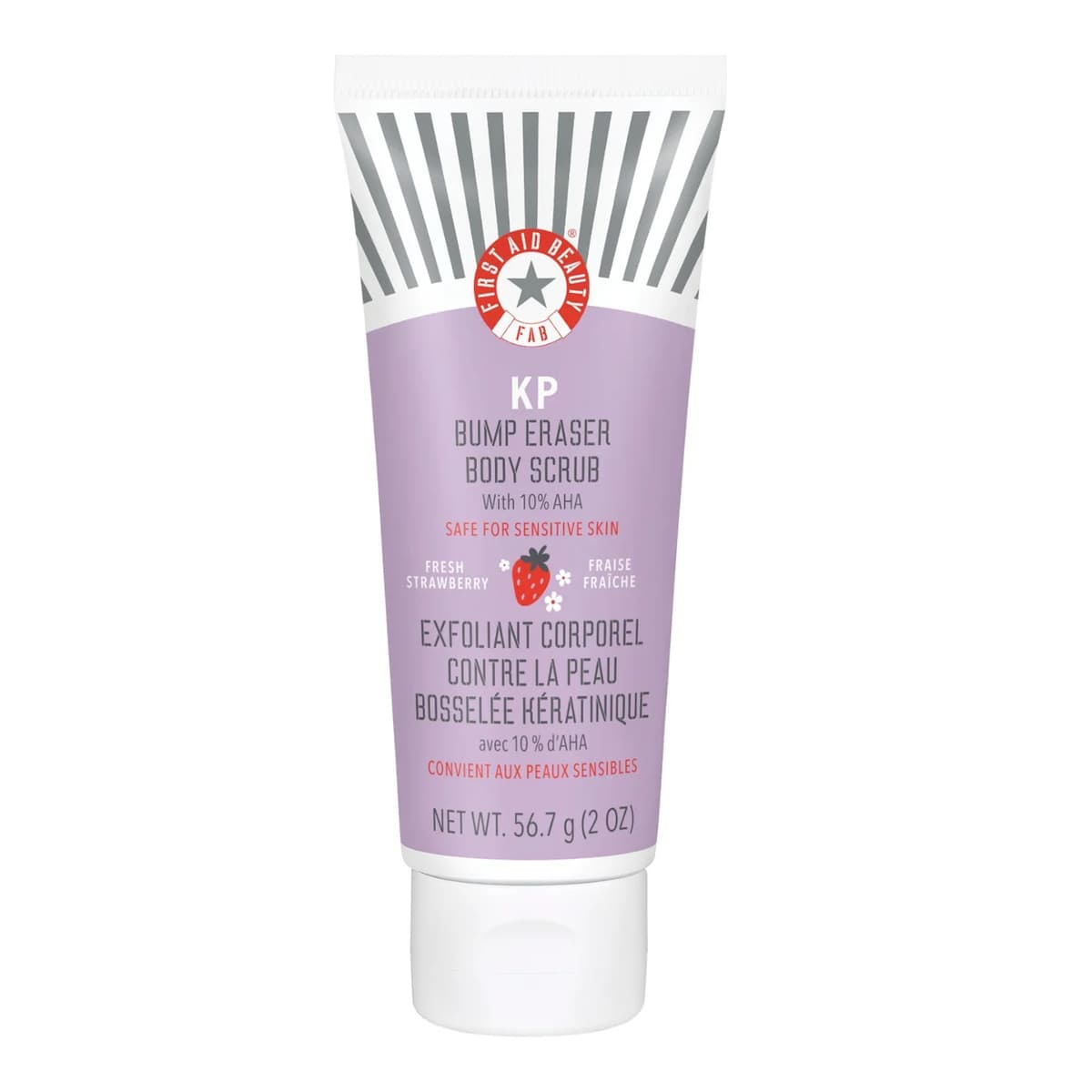 KP Bump Eraser Body Scrub with 10% AHA - Body Exfoliant for Keratosis Pilaris