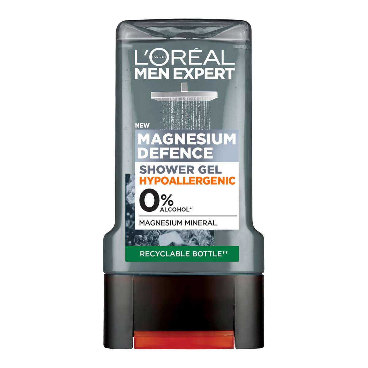 Magnesium Defence Hypoallergenic Shower Gel for Sensitive Skin